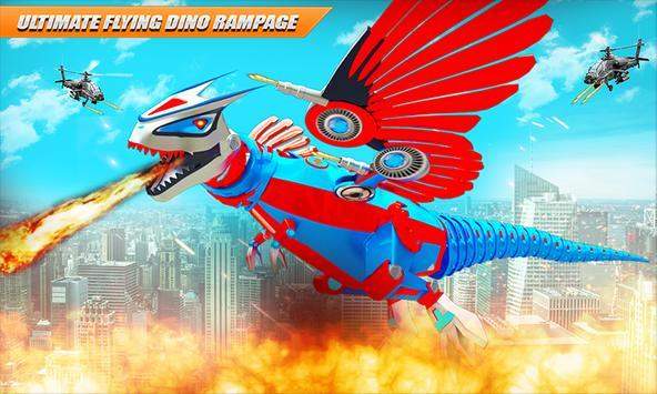 飞行恐龙变形机器人